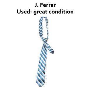 ‼️SALE ‼️ J Ferrar tie blues & white stripes 💙